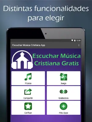 Escuchar Música Cristiana Gratis android App screenshot 4