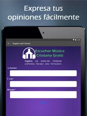 Escuchar Música Cristiana Gratis android App screenshot 5